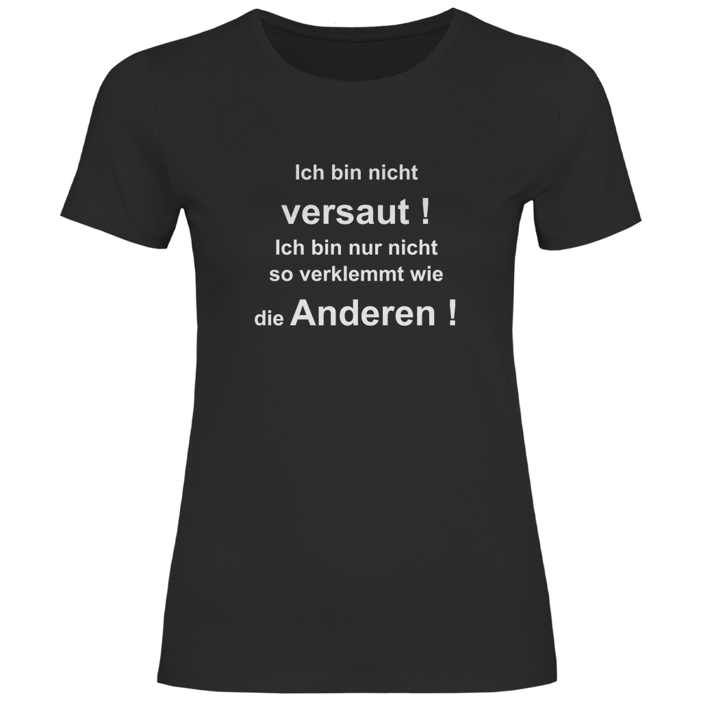 Damen T-Shirt ich bin nicht-01