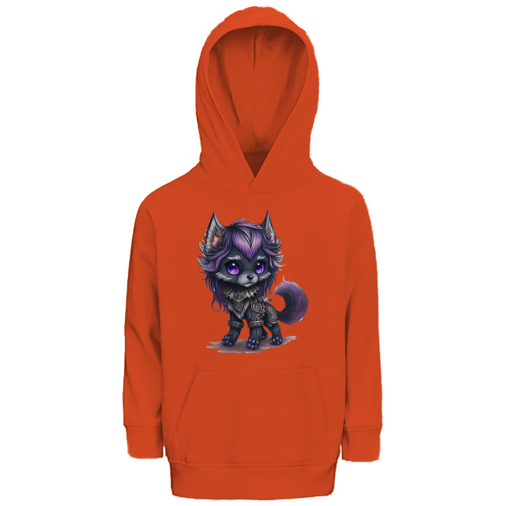 Kinder Premium Bio Hoodie wolf 02
