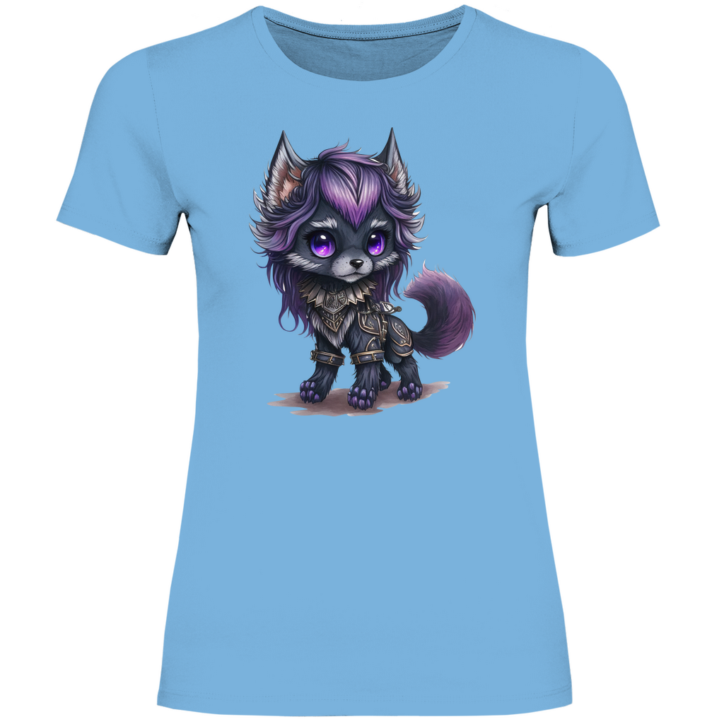 Damen T-Shirt wolf 02