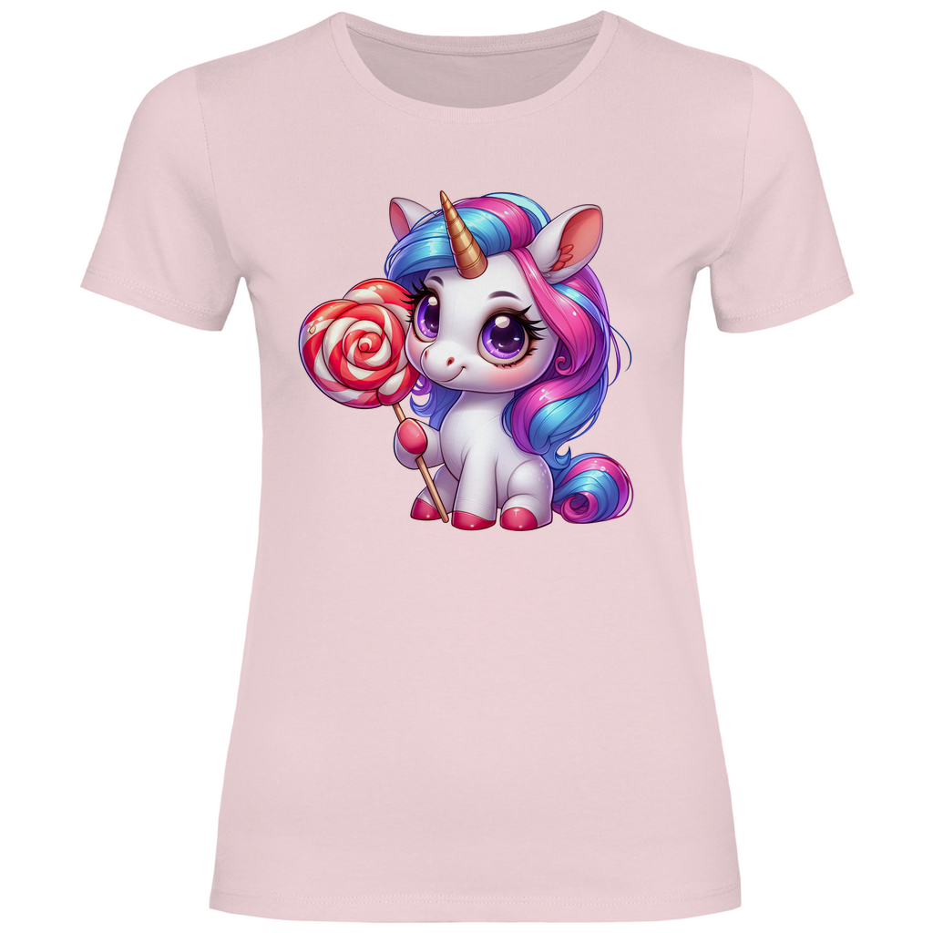 Damen T-Shirt Einhorn-02