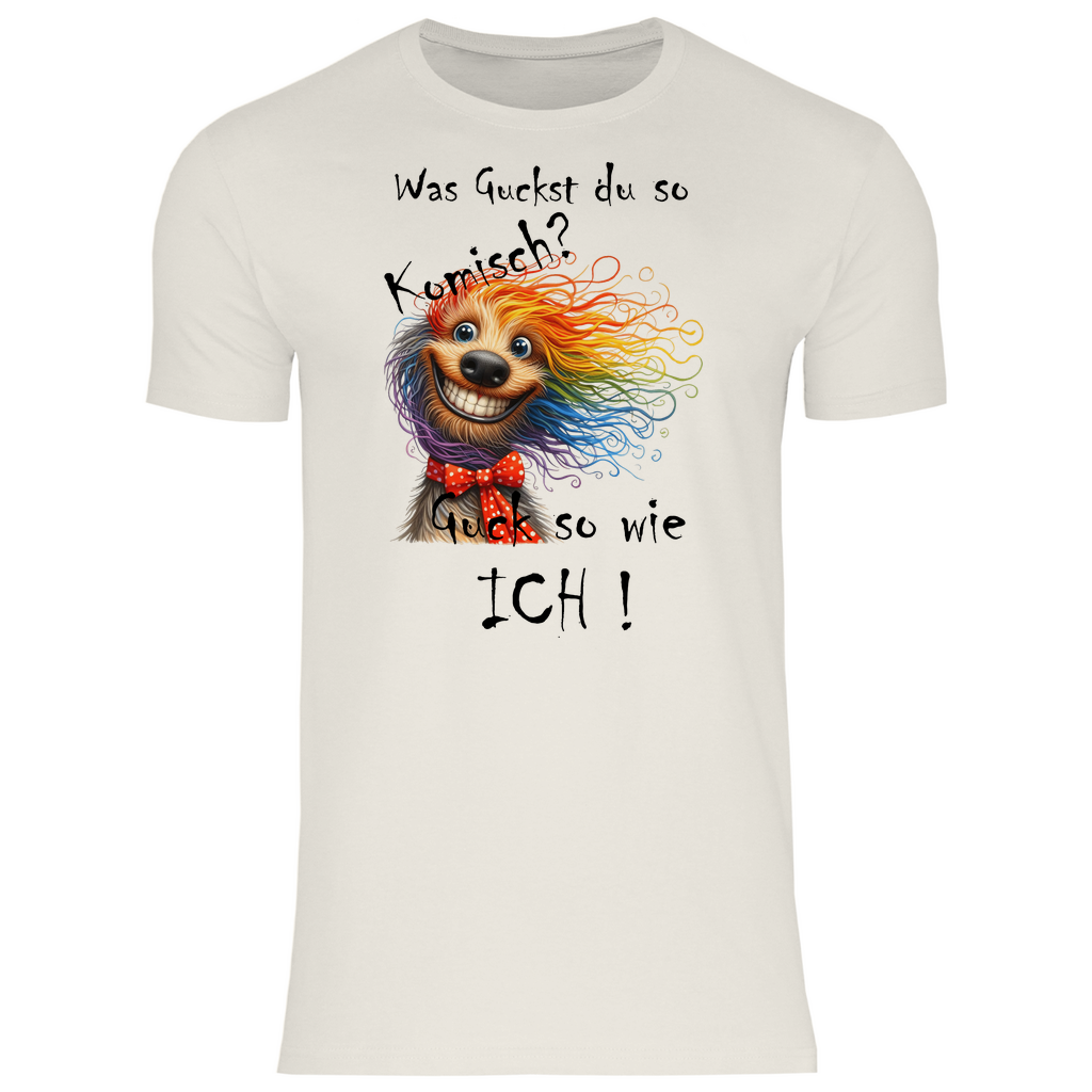 Herren T-Shirt was kuckst du ? 03S