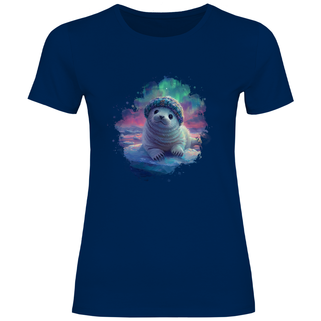 Damen T-Shirt Seehund-02