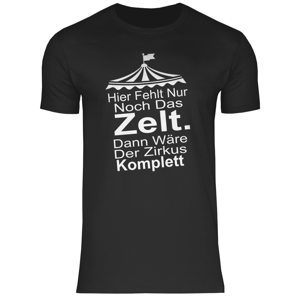 Herren T-Shirt hier fehlt nur noch-w