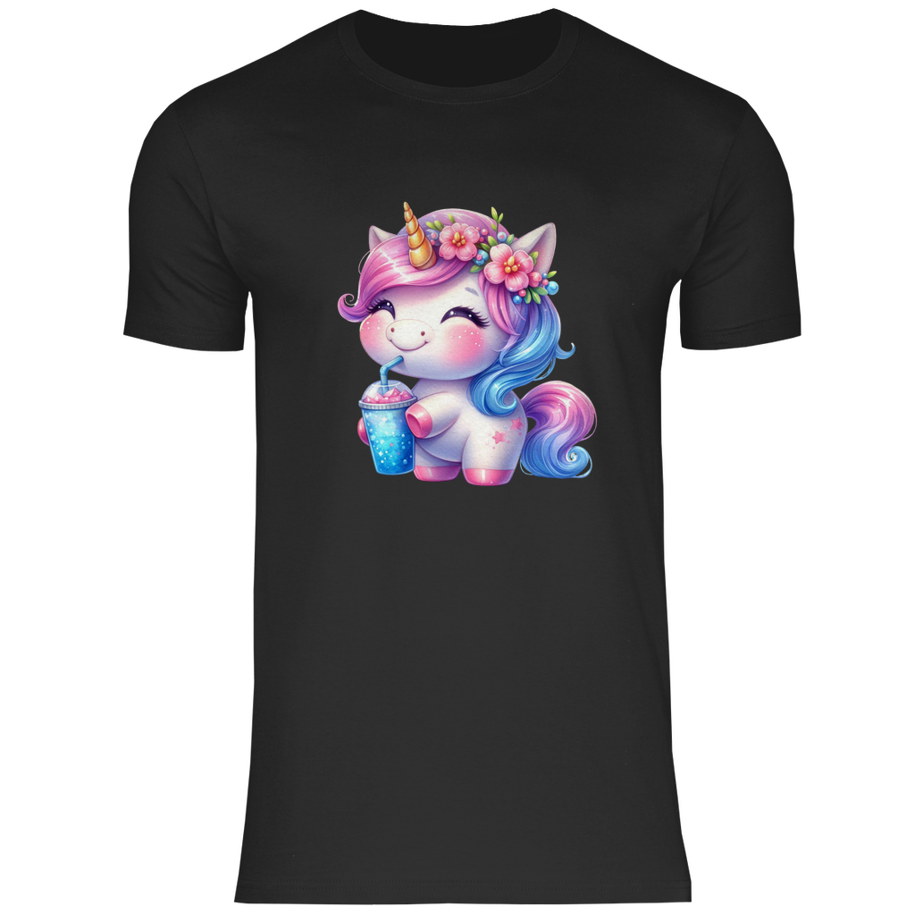 Herren T-Shirt kinder-einhorn-01