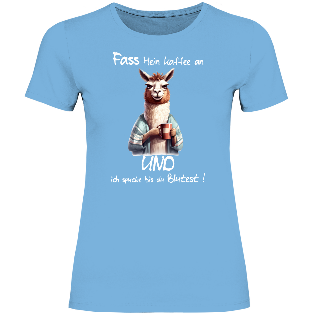 Damen T-Shirt Lama