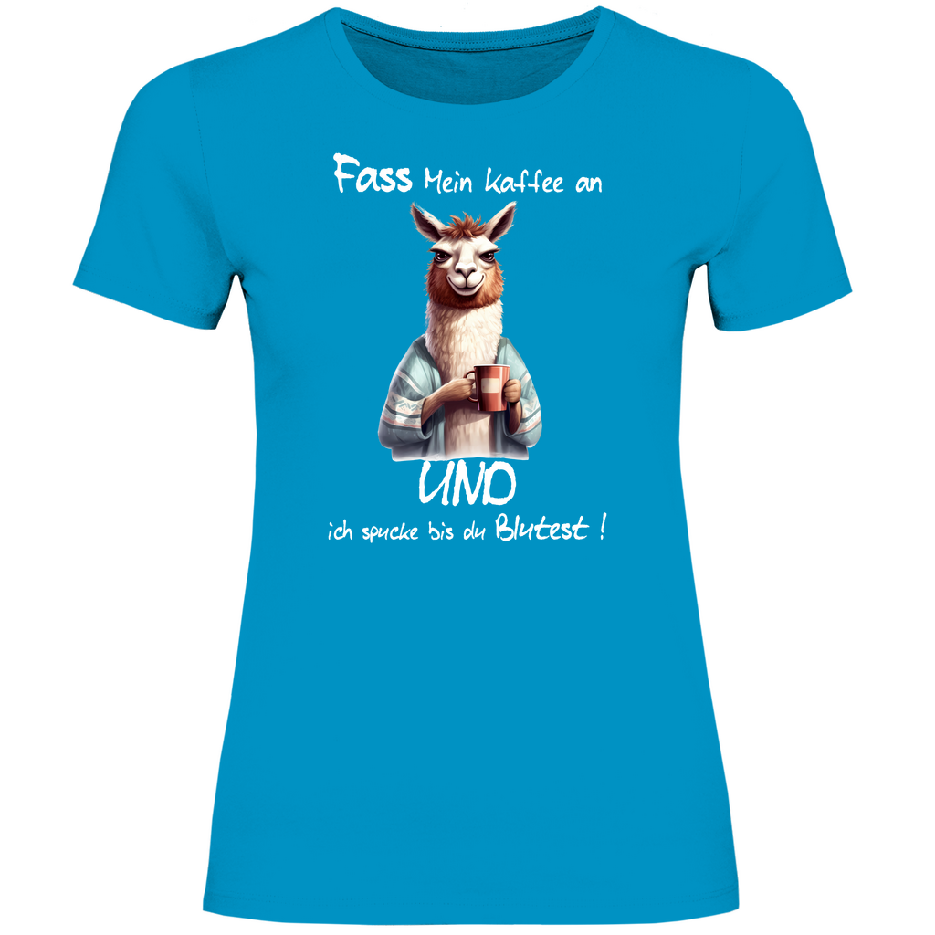 Damen T-Shirt Lama