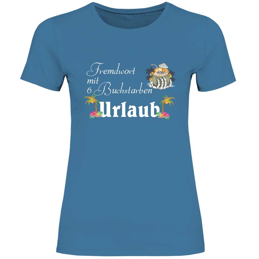 Damen T-Shirt Urlaub