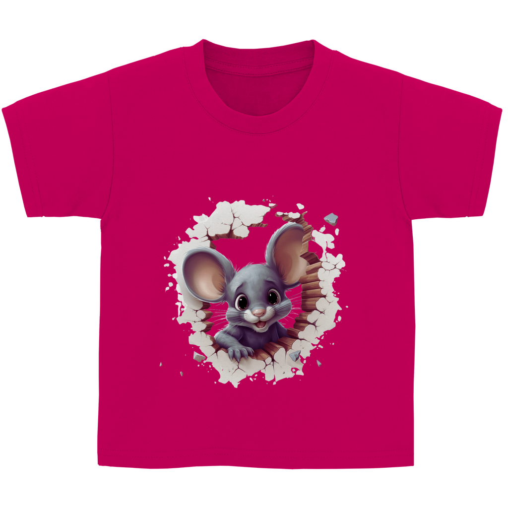 Kinder Basic T-Shirt maus-02