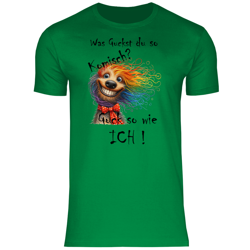 Herren T-Shirt was kuckst du ? 03S