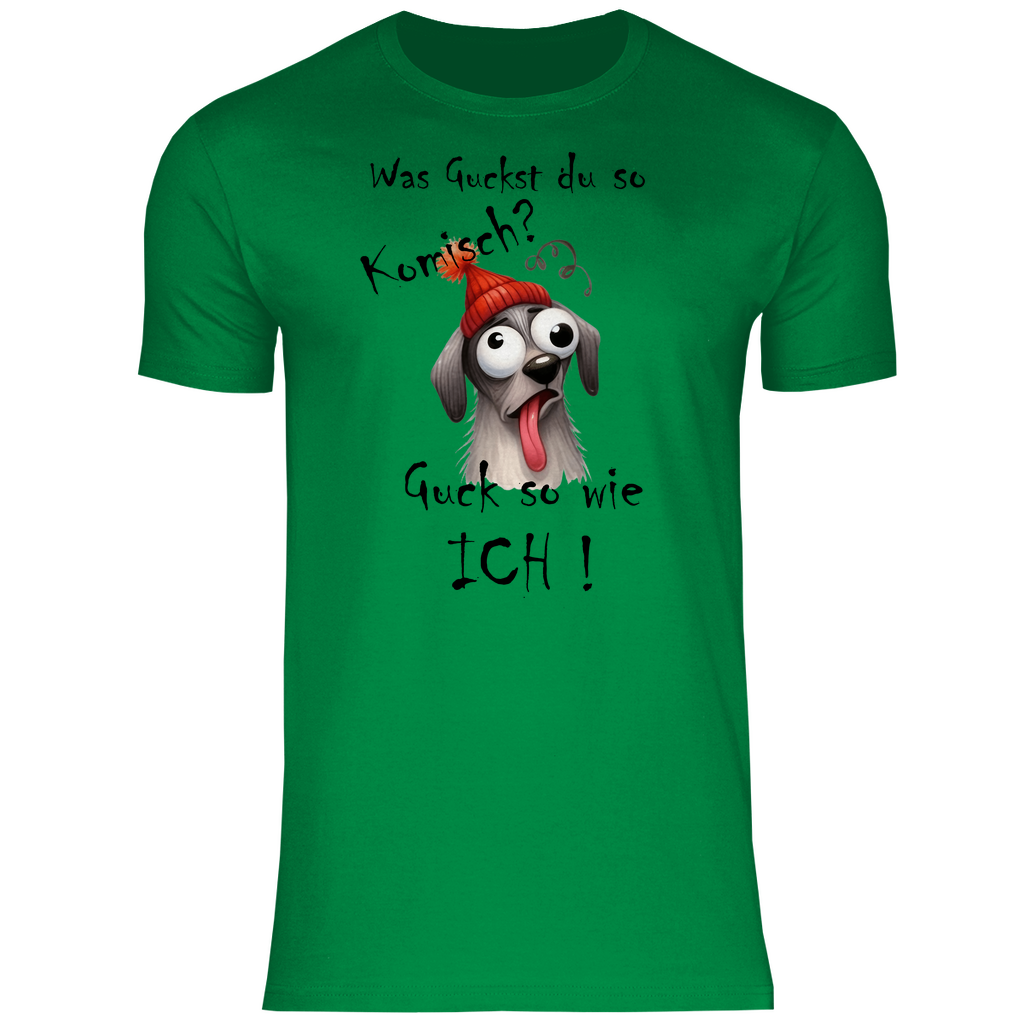 Herren T-Shirt was kuckst du ? 04S