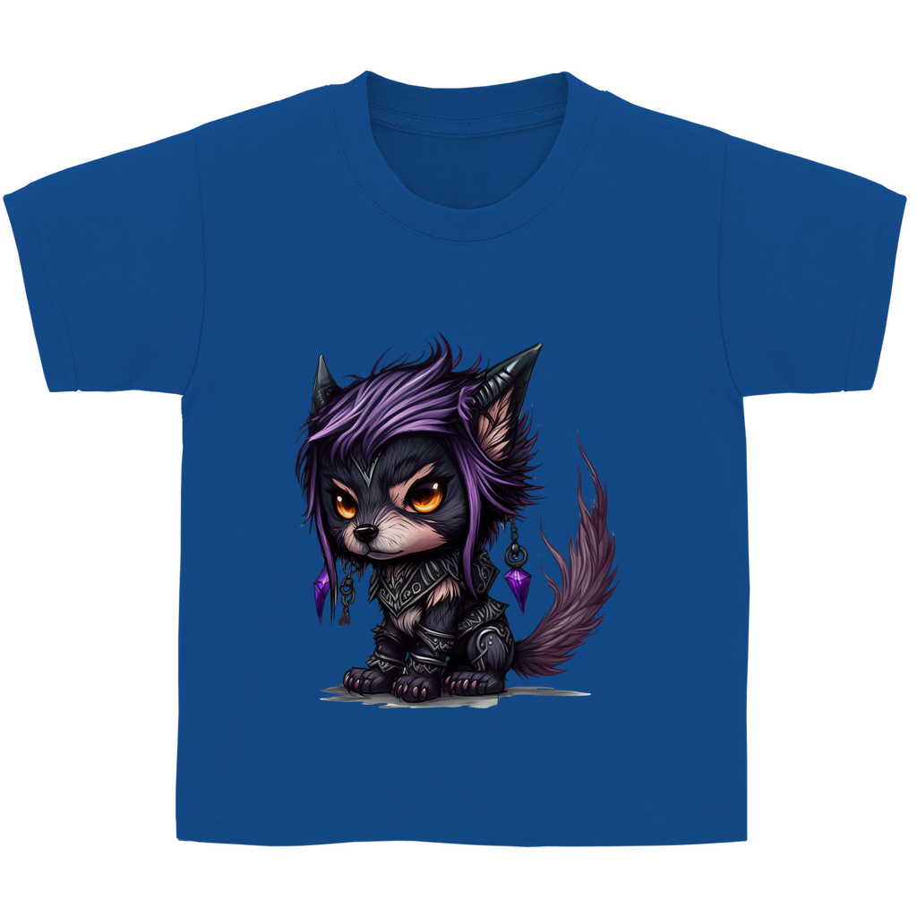 Kinder Basic T-Shirt wolf 01