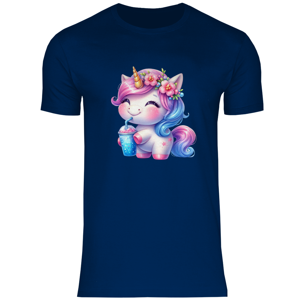 Herren T-Shirt kinder-einhorn-01