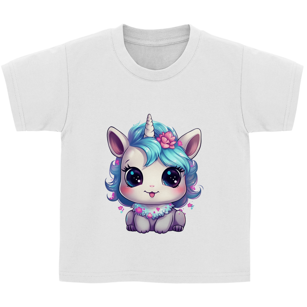 Kinder Basic T-Shirt unicorn-02