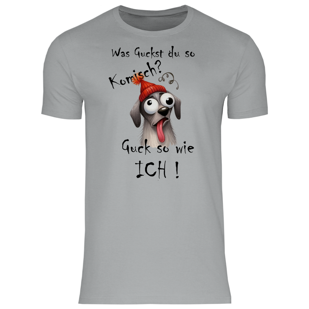 Herren T-Shirt was kuckst du ? 04S