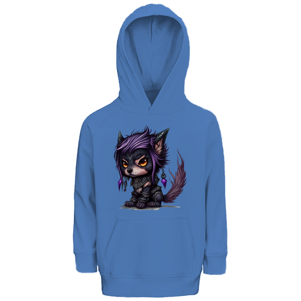 Kinder Premium Bio Hoodie wolf 01