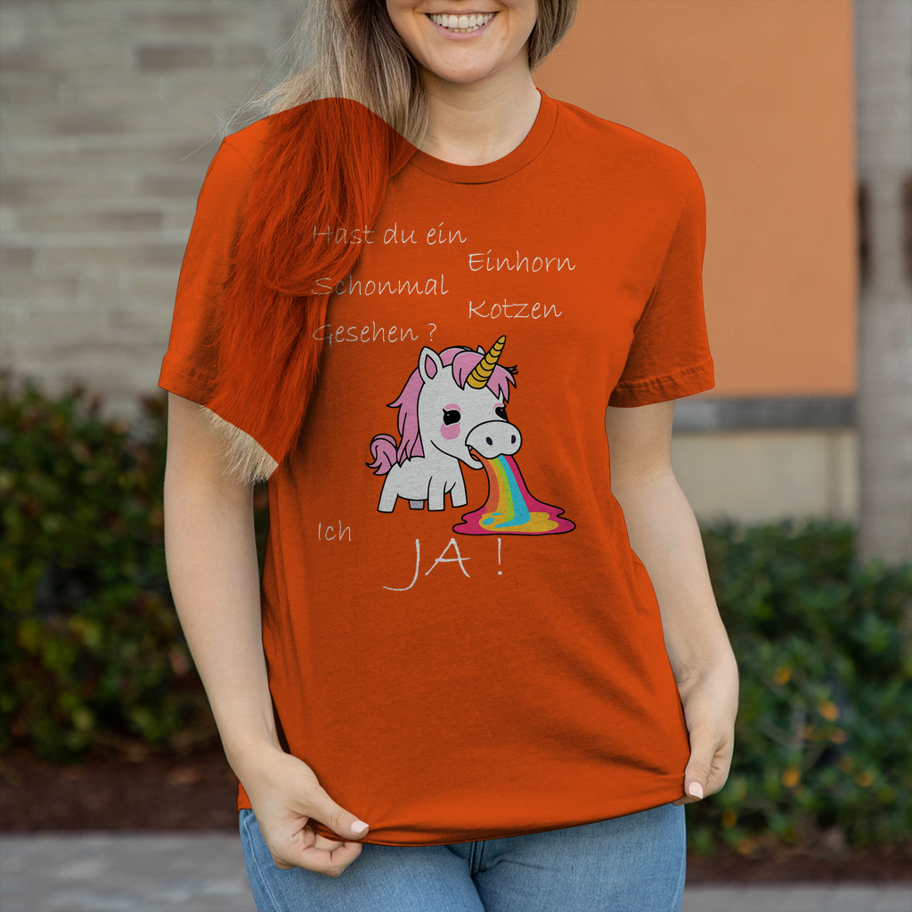 Damen T-Shirt Einhorn-01