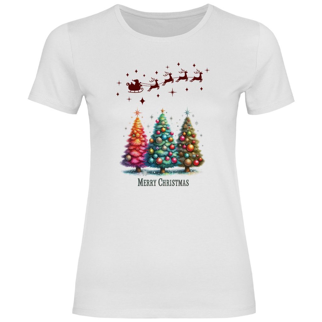 Damen T-Shirt weihnachten-08