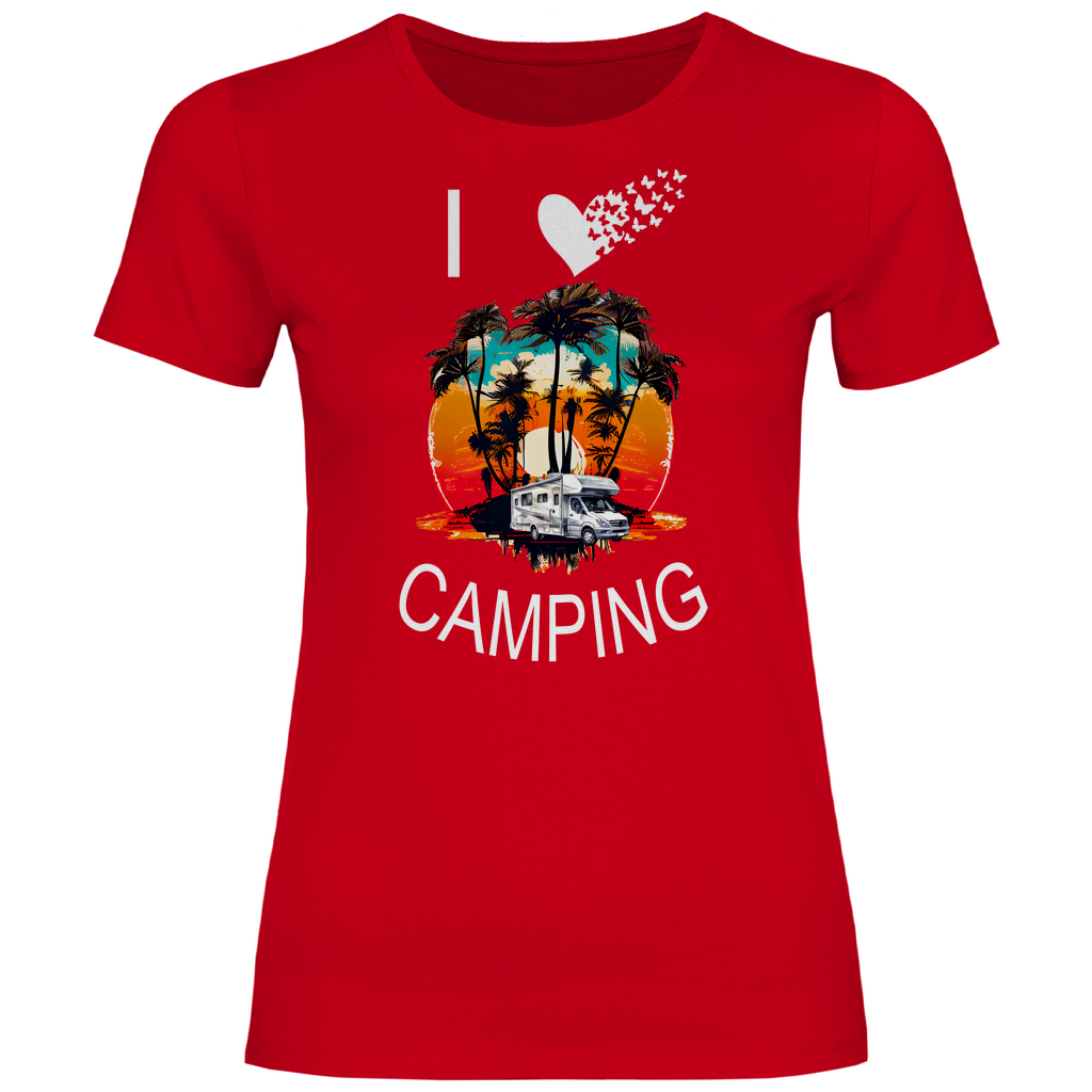 Damen T-Shirt Camping-05