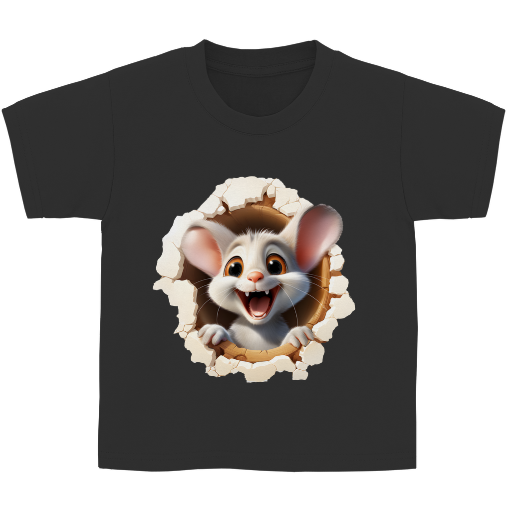 Kinder Basic T-Shirt maus-01