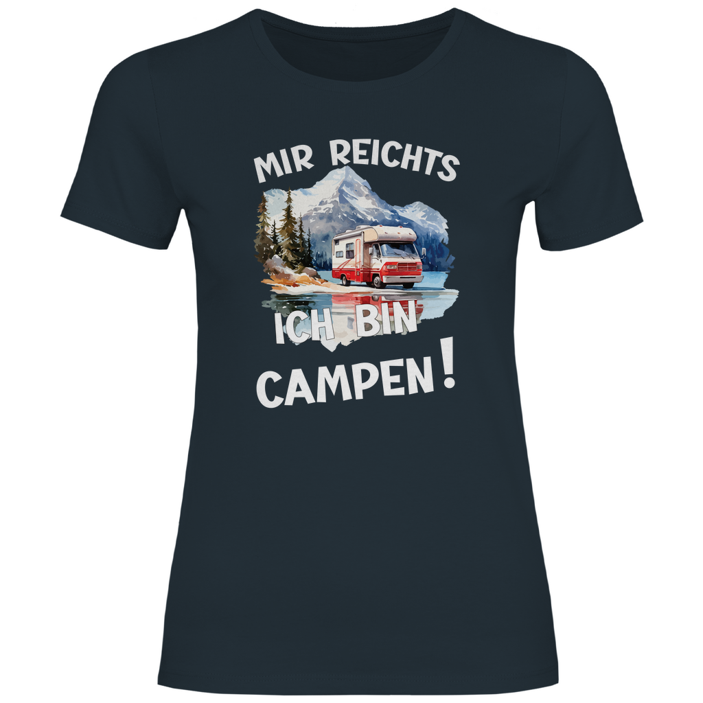Damen T-Shirt camping-09