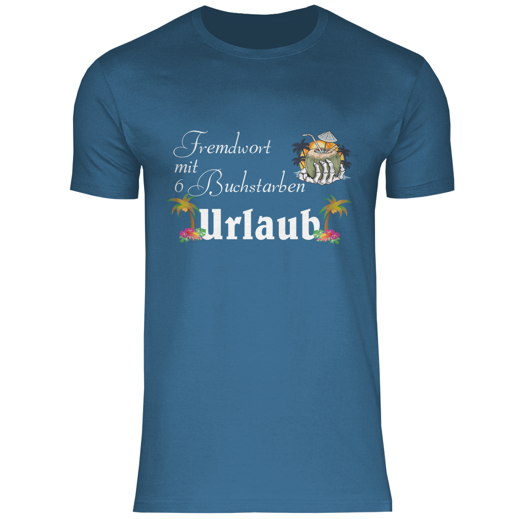 Herren T-Shirt Urlaub