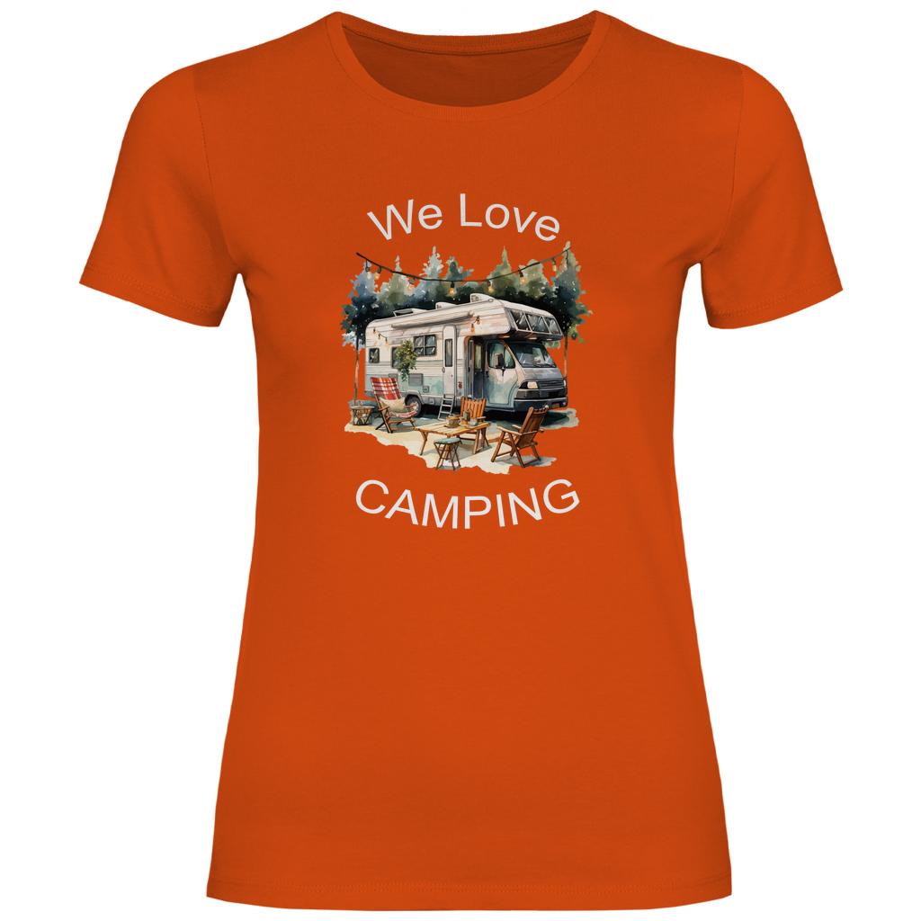 Damen T-Shirt we love camping-01