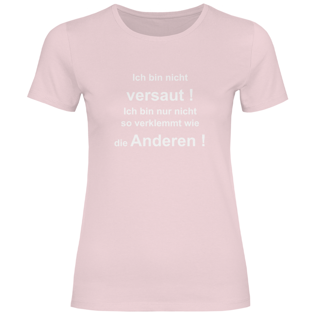 Damen T-Shirt ich bin nicht-01
