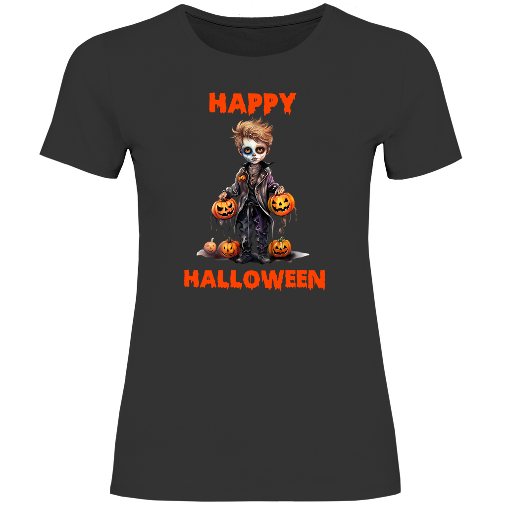 Damen T-Shirt Halloween-15