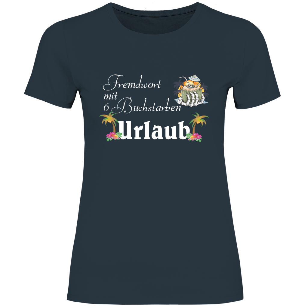 Damen T-Shirt Urlaub