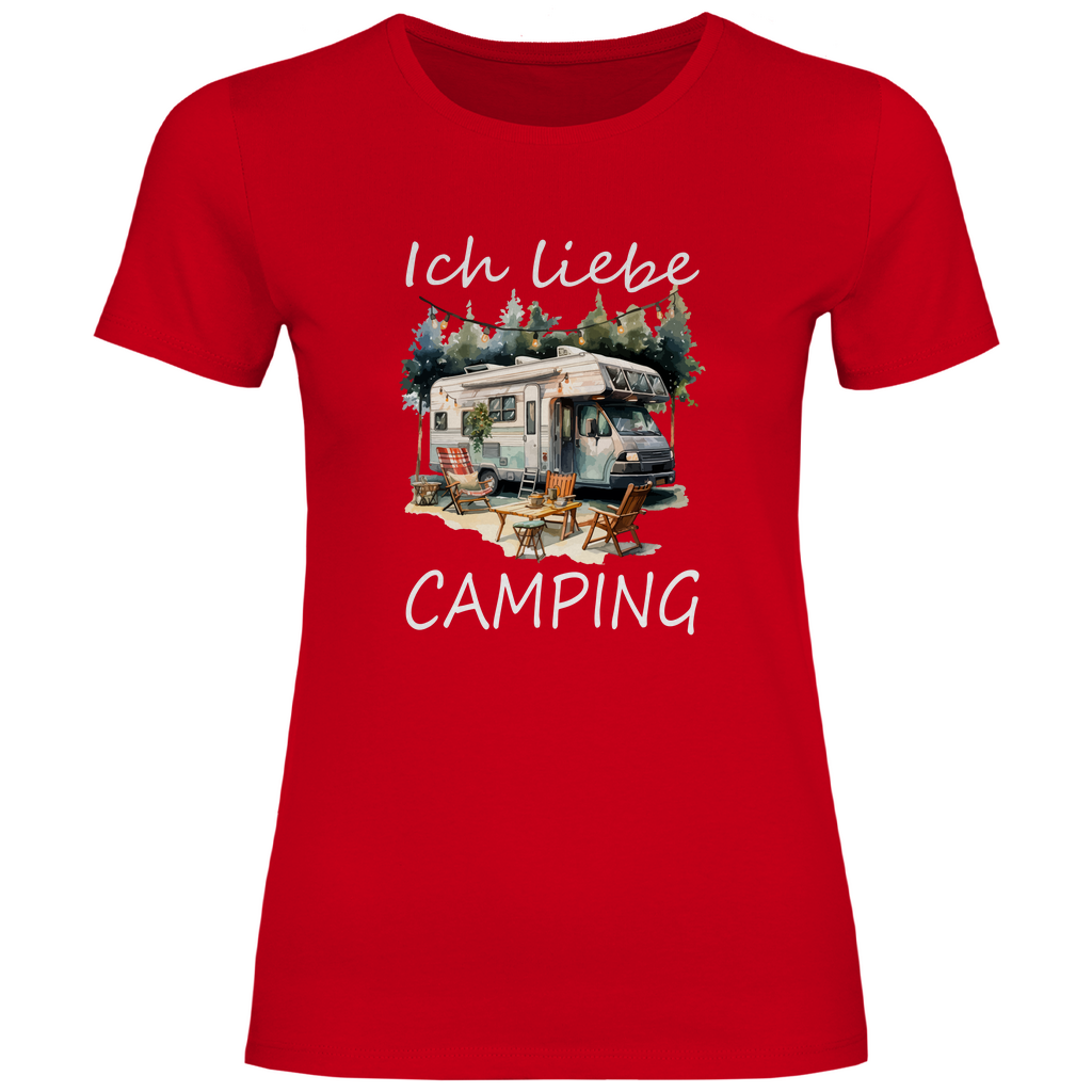 Damen T-Shirt camping-08