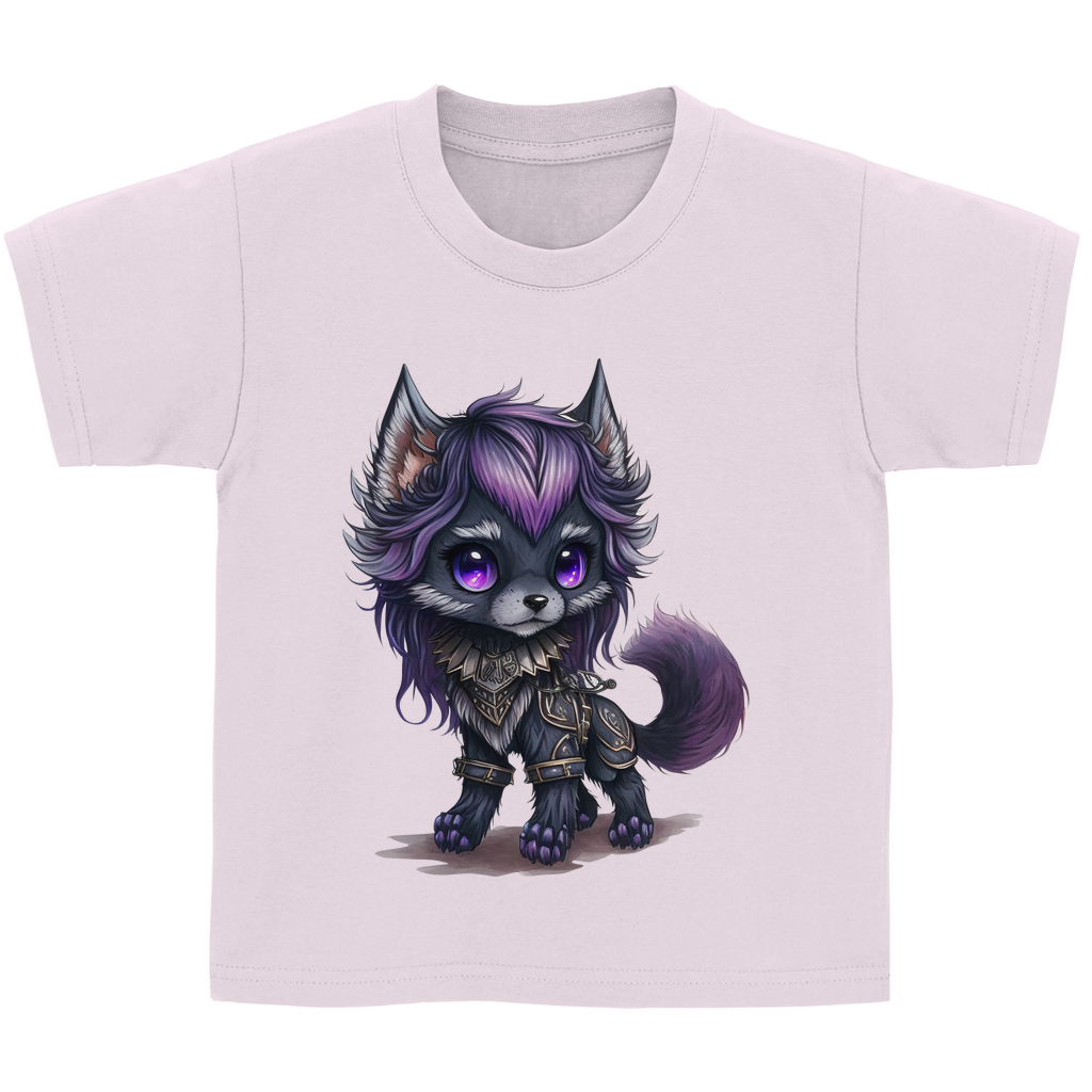 Kinder Basic T-Shirt wolf 02