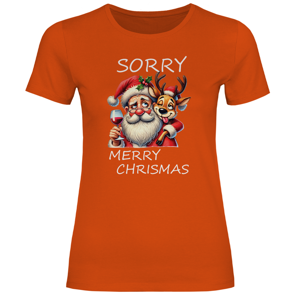 Damen T-Shirt weihnachten-13