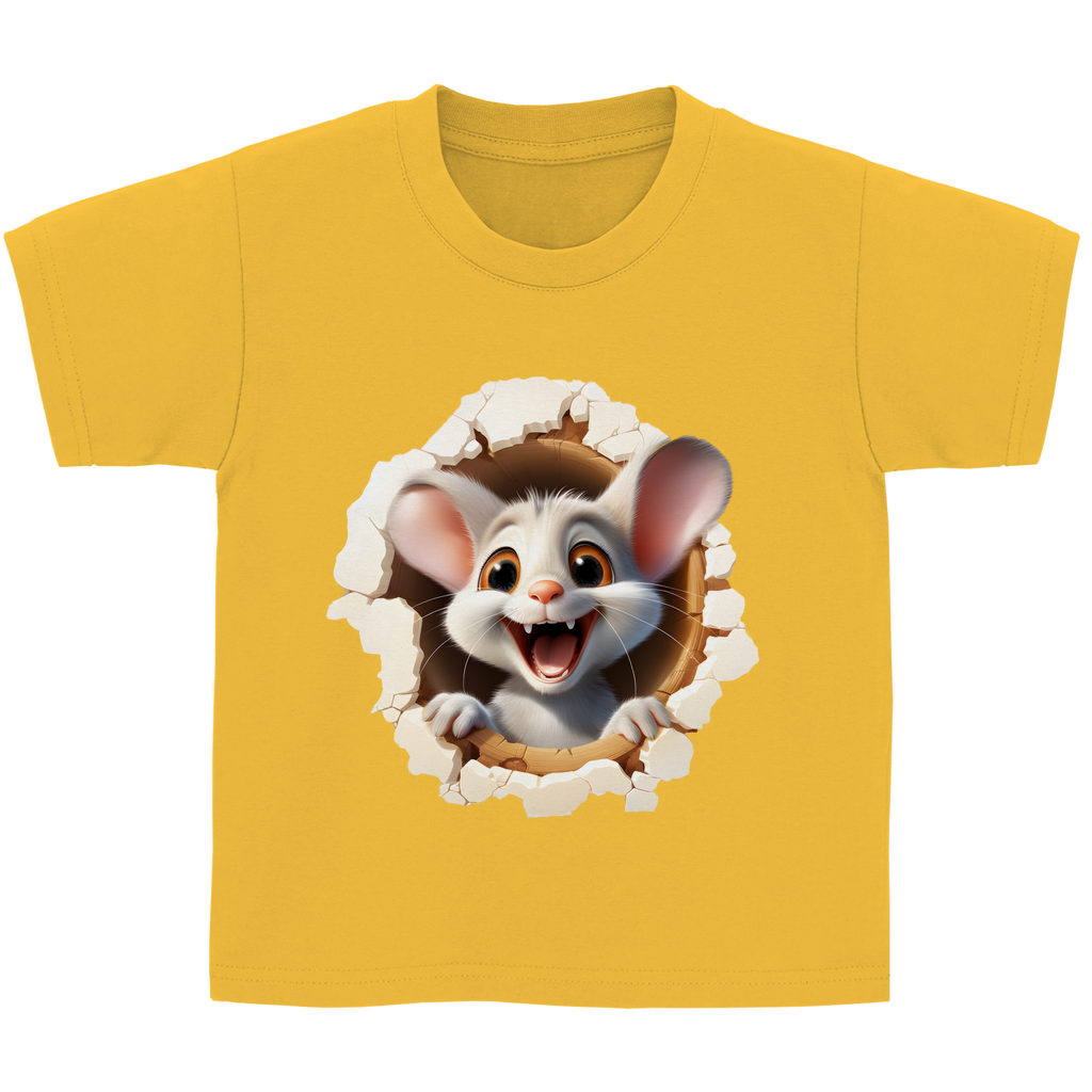 Kinder Basic T-Shirt maus-01