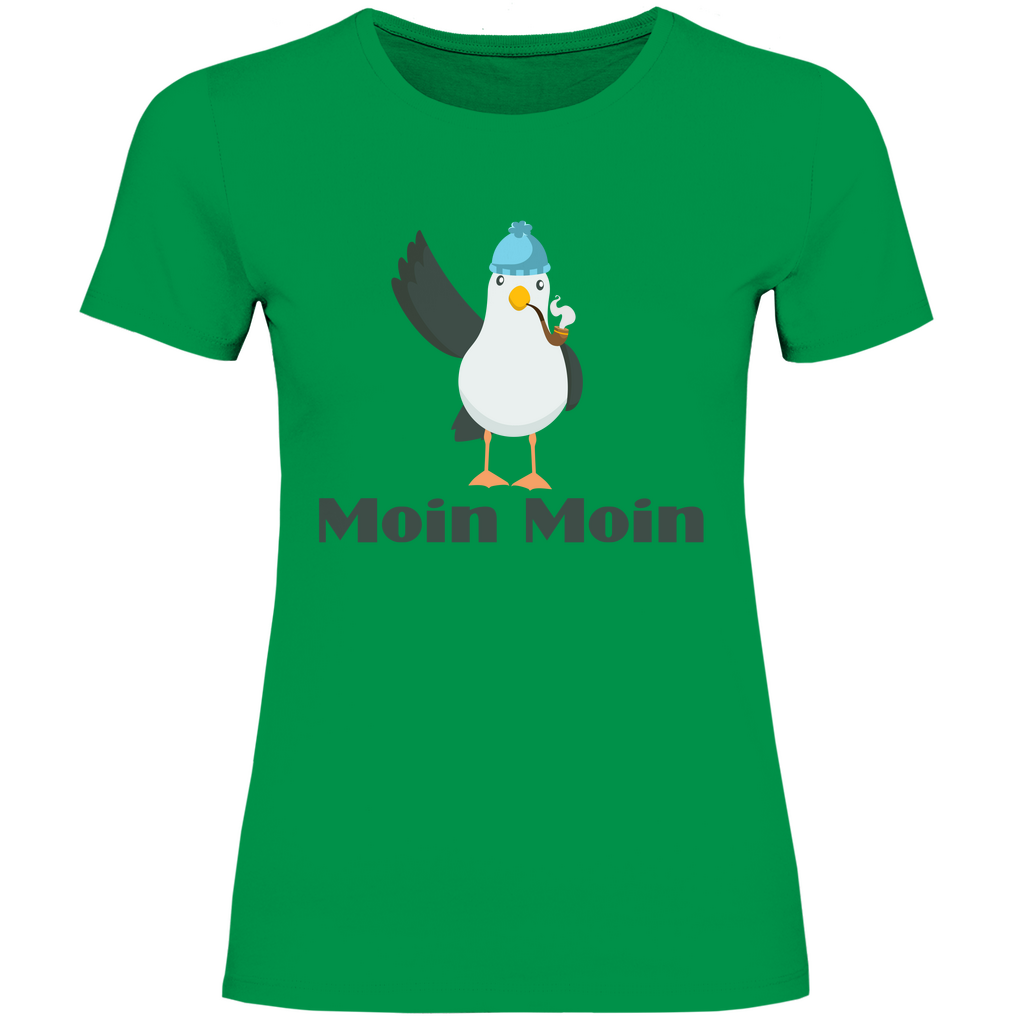 Damen T-Shirt Moin Moin