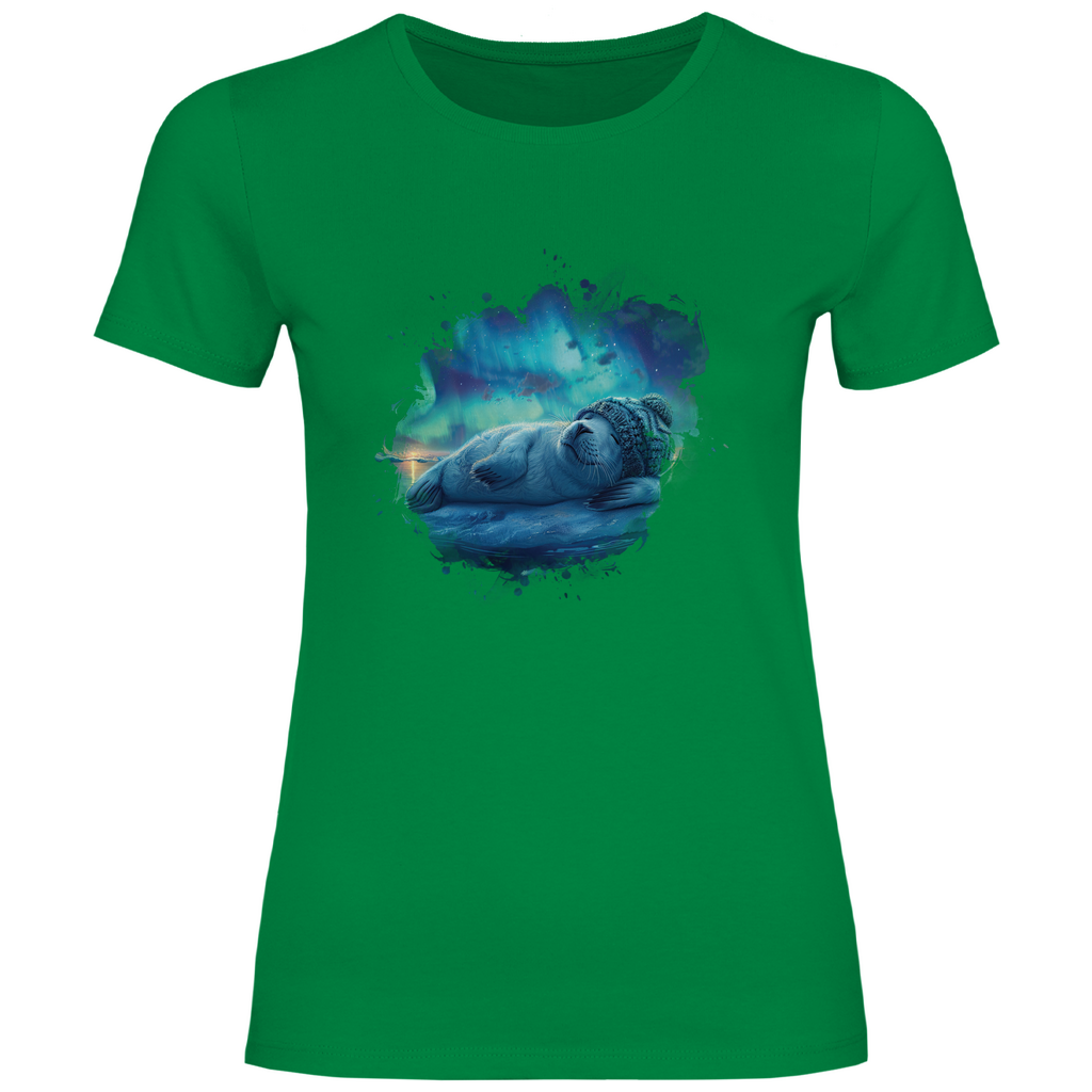 Damen T-Shirt Seehund-01