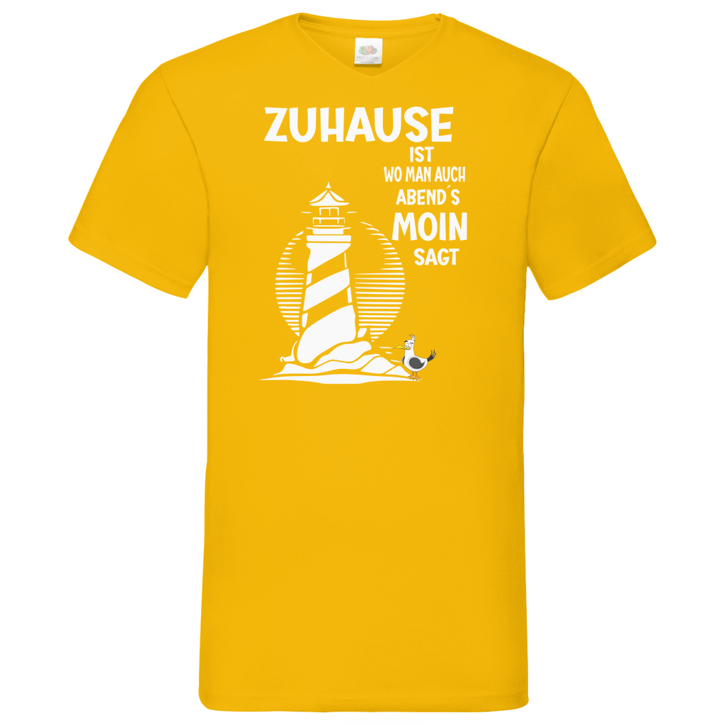Herren Basic V-Neck T-Shirt spruch011