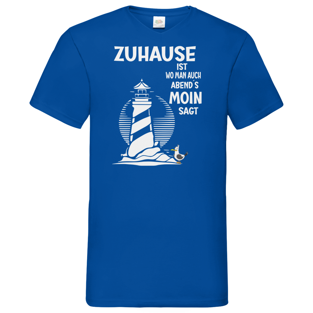 Herren Basic V-Neck T-Shirt spruch011
