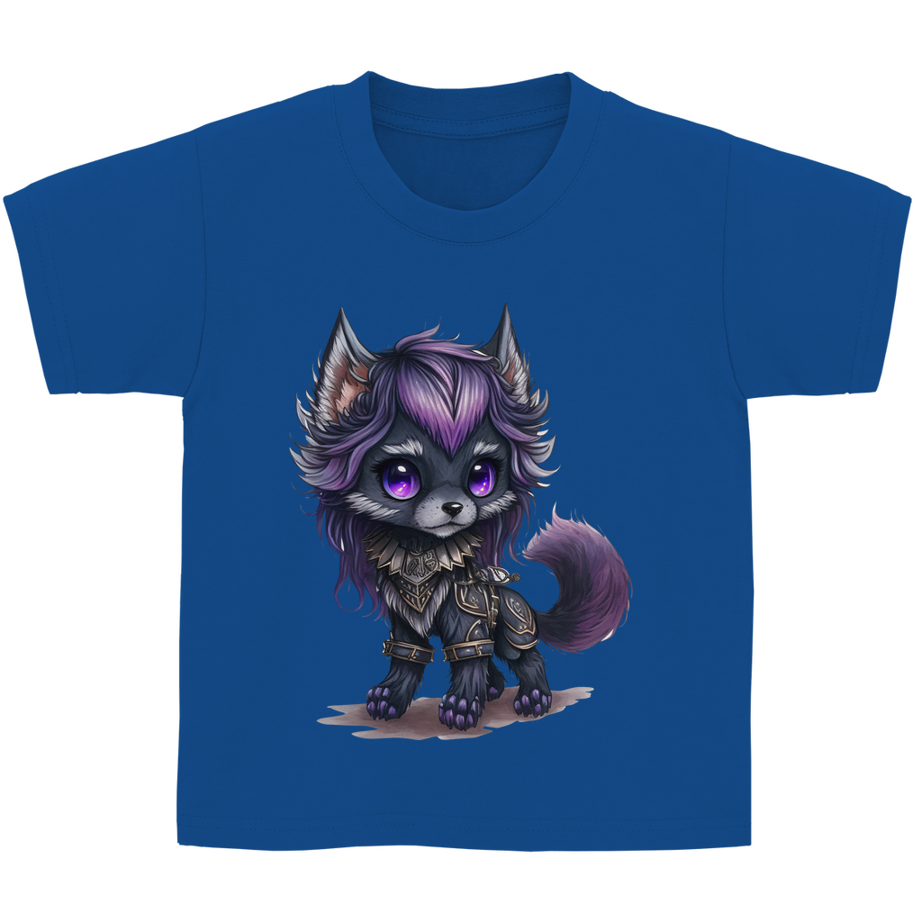 Kinder Basic T-Shirt wolf 02