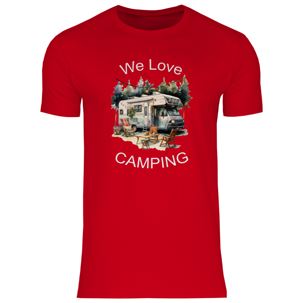 Herren T-Shirt we love camping-01