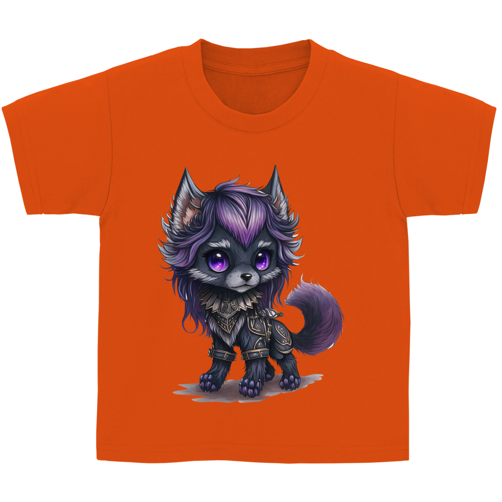 Kinder Basic T-Shirt wolf 02