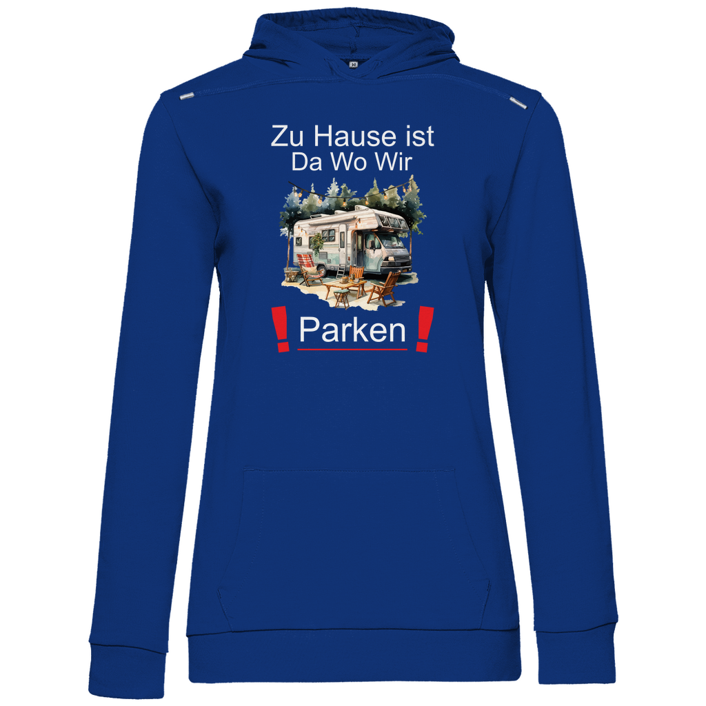Damen Promo Hoodie zu hause ist da wo wir parken-02 camping