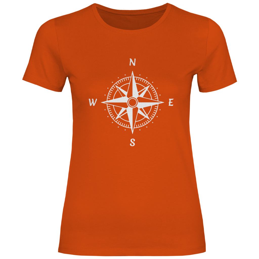 Damen T-Shirt Sailing-kompass-01