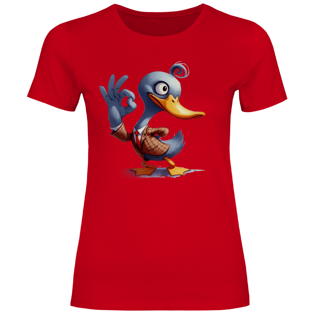 Damen T-Shirt ente01