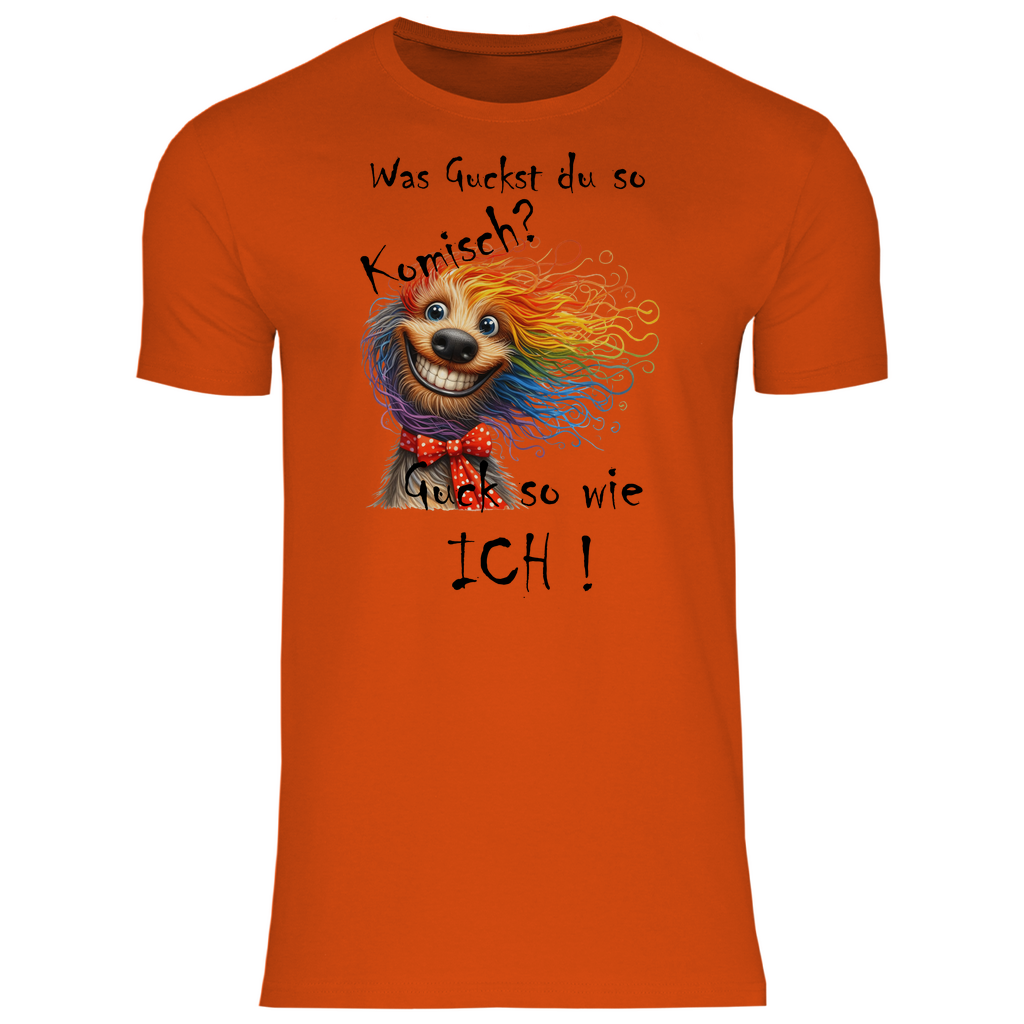 Herren T-Shirt was kuckst du ? 03S