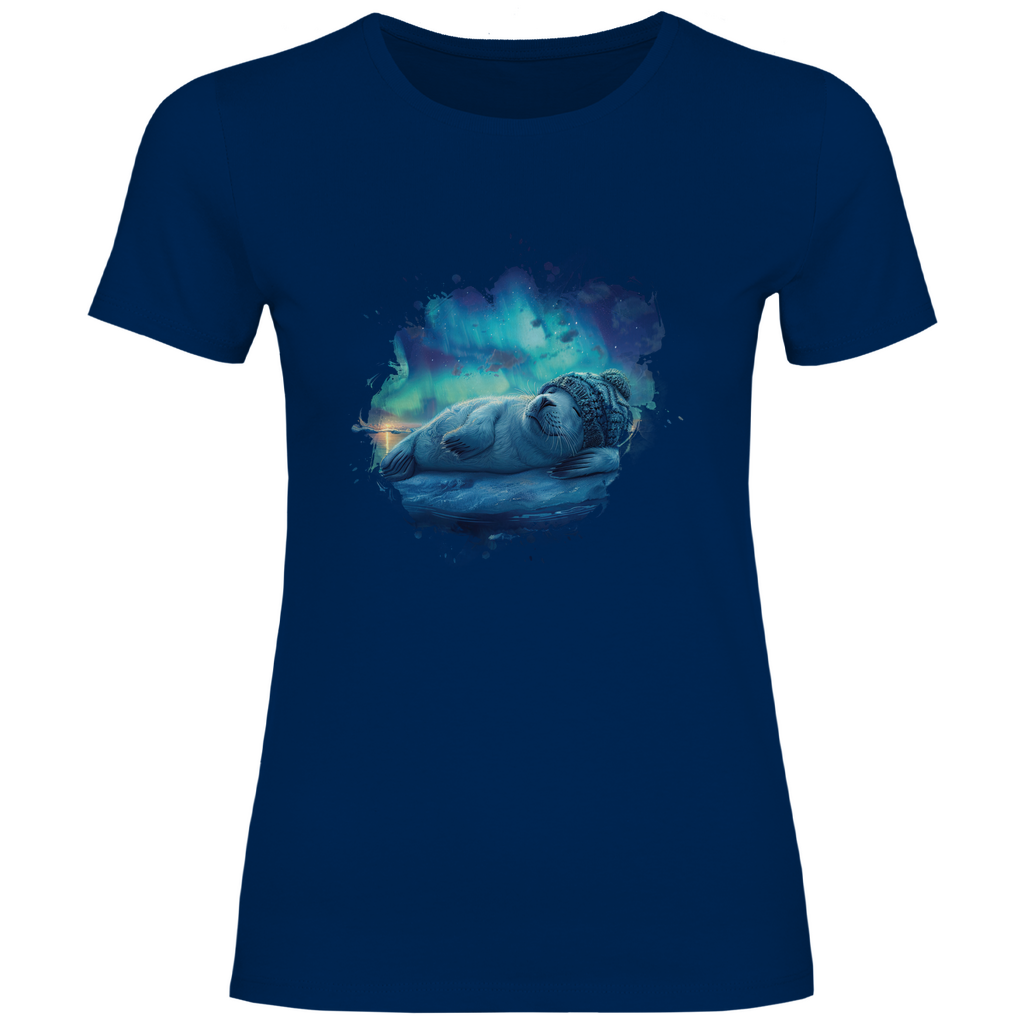 Damen T-Shirt Seehund-01