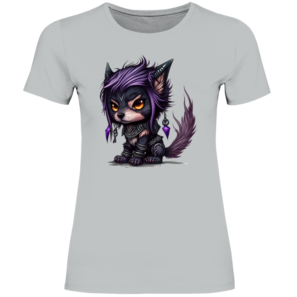 Damen T-Shirt wolf 01