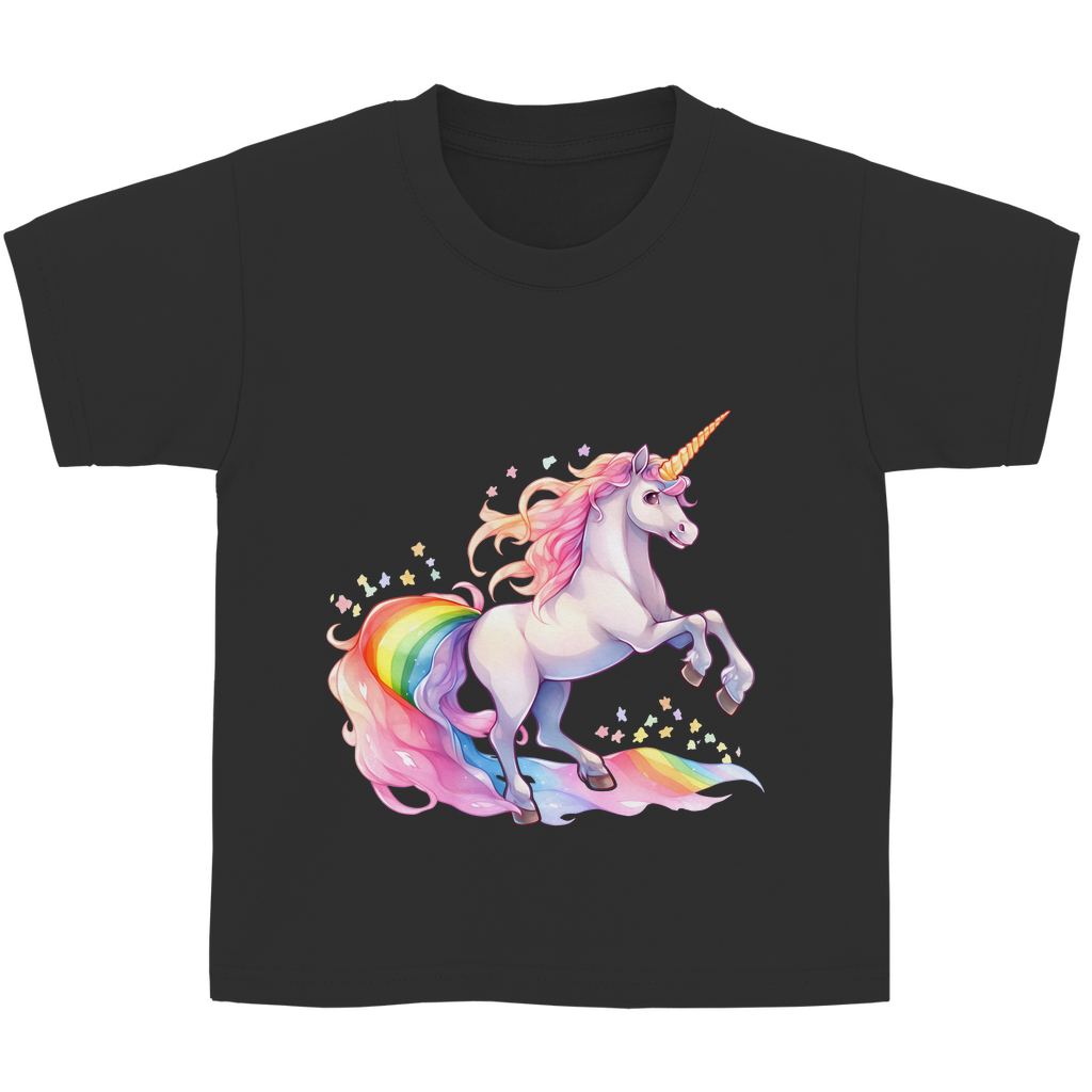 Kinder Basic T-Shirt unicorn-03
