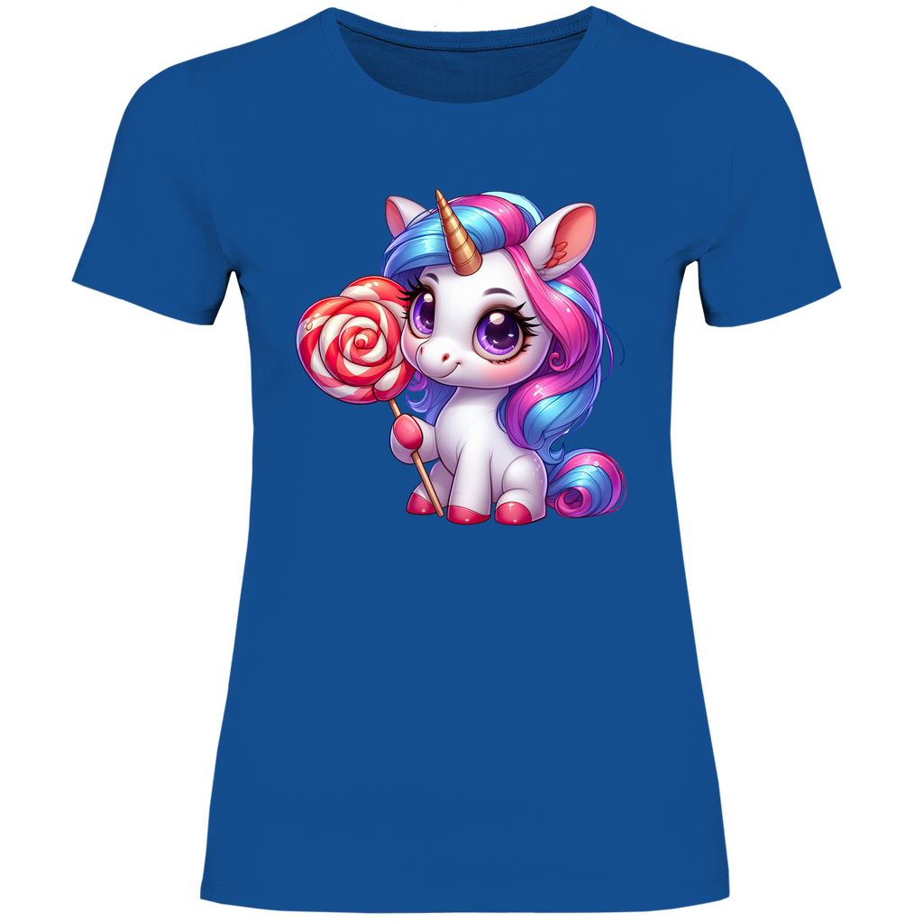 Damen T-Shirt Einhorn-02