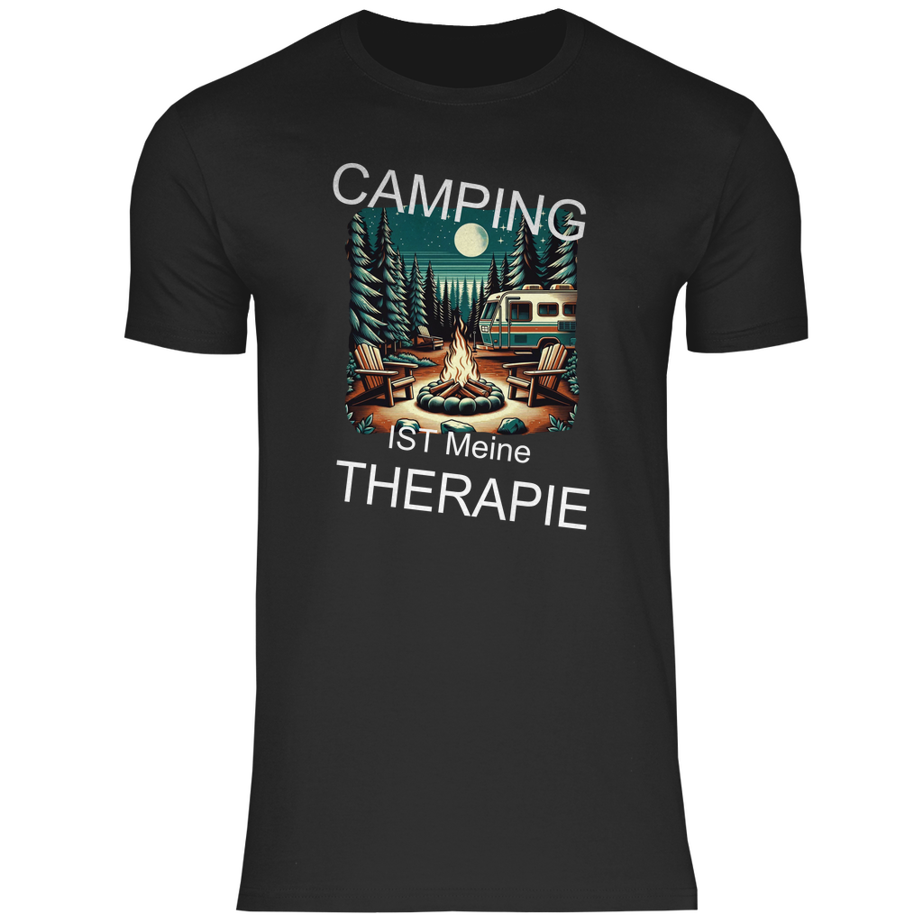 Herren T-Shirt Camping-Therapie-01