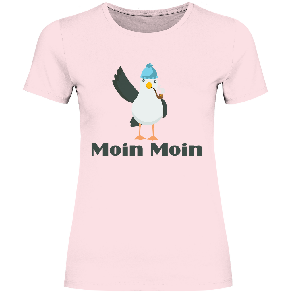 Damen T-Shirt Moin Moin